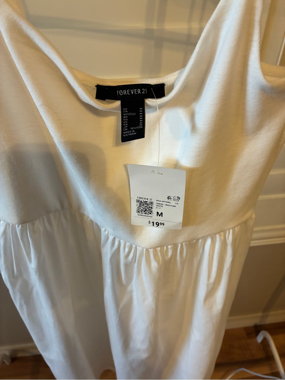 NWT - Forever 21 White Sleeveless Dress